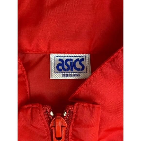 Vintage 80s China Jacket Asics Jaaf World Challenge Road Relay Hood 1988 - Picture 6 of 10